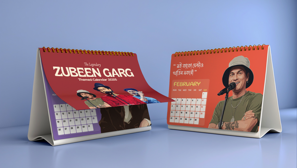 Combo Pack of 2 Zubeen Garg Calendars